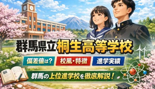 群馬県立桐生高等学校とは？偏差値・校風・進学実績を徹底解説